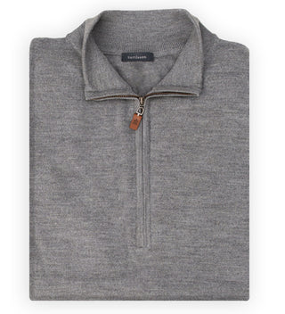 Italian Merino Quarter-Zip Vest - turtleson