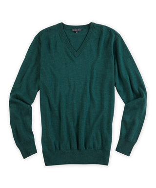 Italian Merino V-Neck Sweater - turtleson