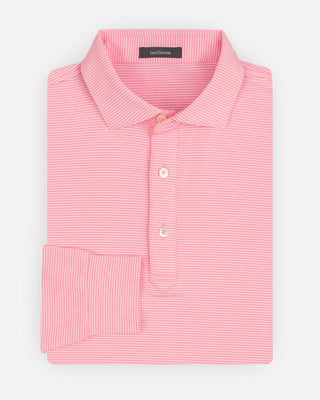 LINKS - Carter Stripe Performance Polo - Long Sleeve - turtleson