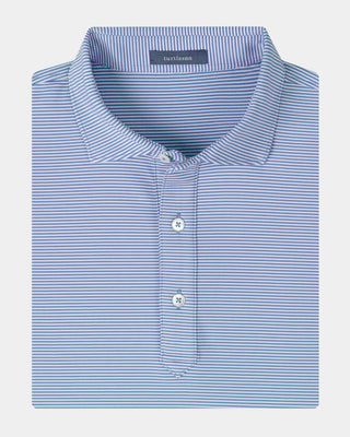 LINKS - Carter Stripe Performance Polo - turtleson