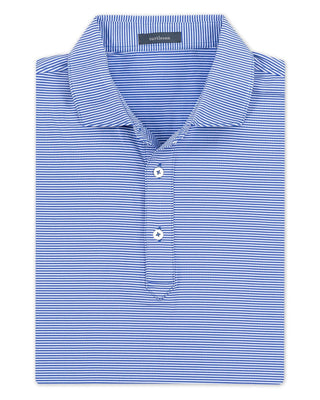 LINKS - Carter Stripe Performance Polo - turtleson