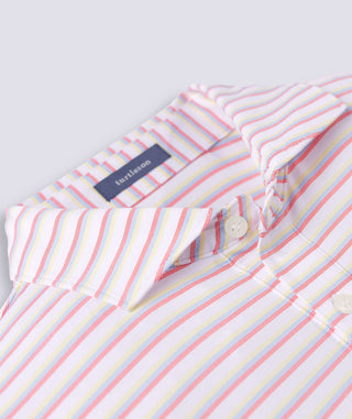 Lanier Gradient Stripe Performance Polo - turtleson