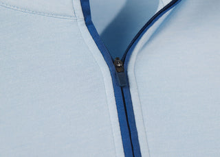 Lester Quarter-Zip Men's Pullover - Zipper Luxe Blue Turtleson