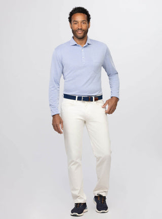 Lester Oxford Performance Polo - Long Sleeve - turtleson