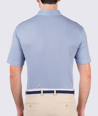 Cape Turtle Performance Polo - Men's -back Navy - Turtleson