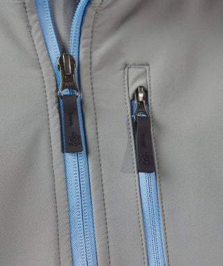 Riggs Water Resistant Quarter-Zip Pullover - Zipper - Storm - Turtleson