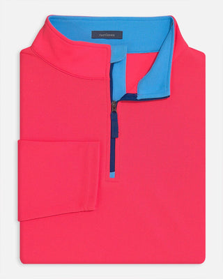 Easton Quarter-Zip Pullover - Rouge Red - Turtleson