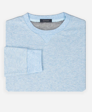 Wallace Crewneck Men's Sweater - Luxe Blue - Turtleson