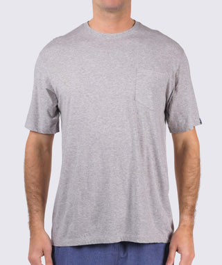 Relaxed Turtle Pocket Tee - front - Pearl - Turtleson