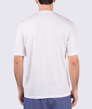 Relaxed Turtle Pocket Tee - back - White - Turtleson