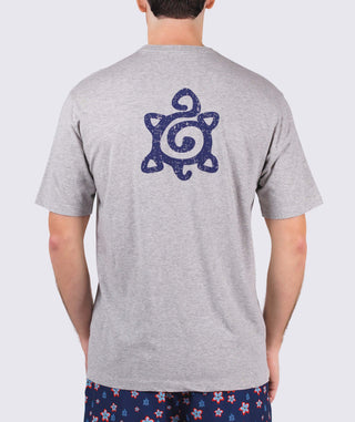 All About The Turtle Graphic Pocket Tee - back - pearl - Turtleson
