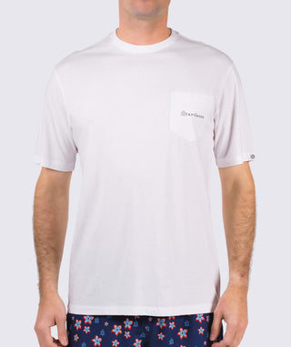 All About The Turtle Graphic Pocket Tee - front - white - Turtleson