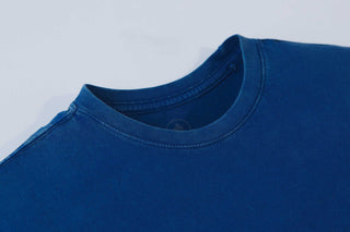 All About The Turtle Graphic Pocket Tee - Collar - Navy - Turtleson