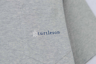 All About The Turtle Graphic Pocket Tee - Pocket - Pearl - Turtleson