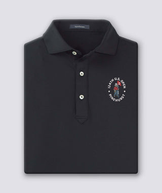 124th U.S. Open - Palmer Solid Performance Polo - Black - Turtleson
