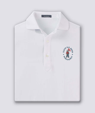 124th U.S. Open - Palmer Solid Performance Polo - White - Turtleson