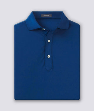 Palmer Solid Performance Polo - Navy - Turtleson