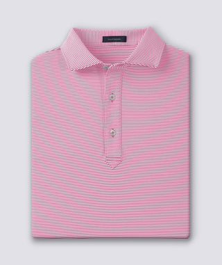 Carter Stripe Performance Men's Polo - Orchid - Turtleson