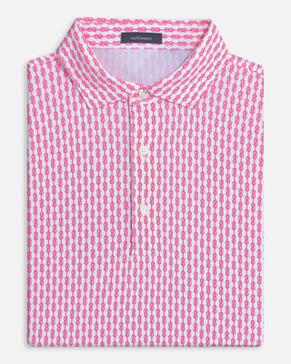 Griffin Performance Polo - White/Rouge Red - Turtleson