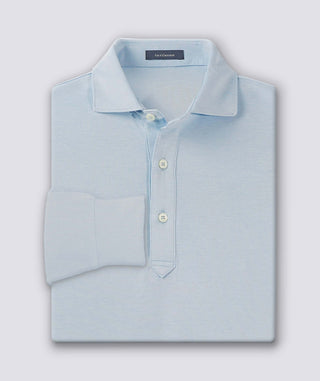Lester Oxford Performance Polo - Luxe Blue Turtleson