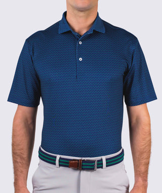 Morgan Performance Polo - front - Navy/Turtle - Turtleson
