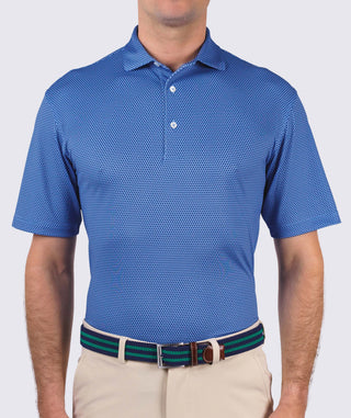 Helios Performance Polo - front - Luxe Blue/Navy - Turtleson