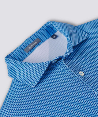 Helios Performance Polo - mens - Luxe Blue/Navy - Turtleson
