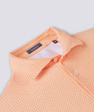 Hex Performance Polo - mens Apricot/Butter - Turtleson