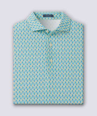 Presley Performance Polo - Butter/Wave - Turtleson