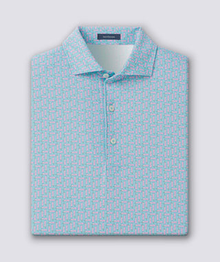 Collins Performance Polo - Wave/Retro Pink - Turtleson