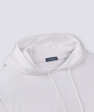 Lester Oxford Performance Hoodie - mens - White - Turtleson