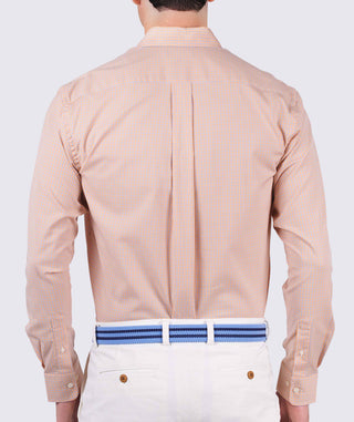 Charles Sport Shirt - back - Apricot/Luxe Blue - Turtleson