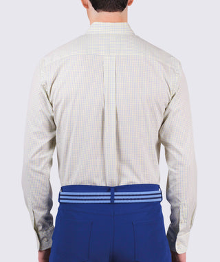 Charles Sport Shirt - Sleeve - back - Butter/Luxe Blue - Turtleson