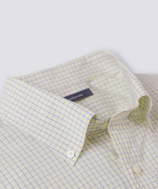 Charles Sport Shirt - Collar - Butter/Luxe Blue - Turtleson