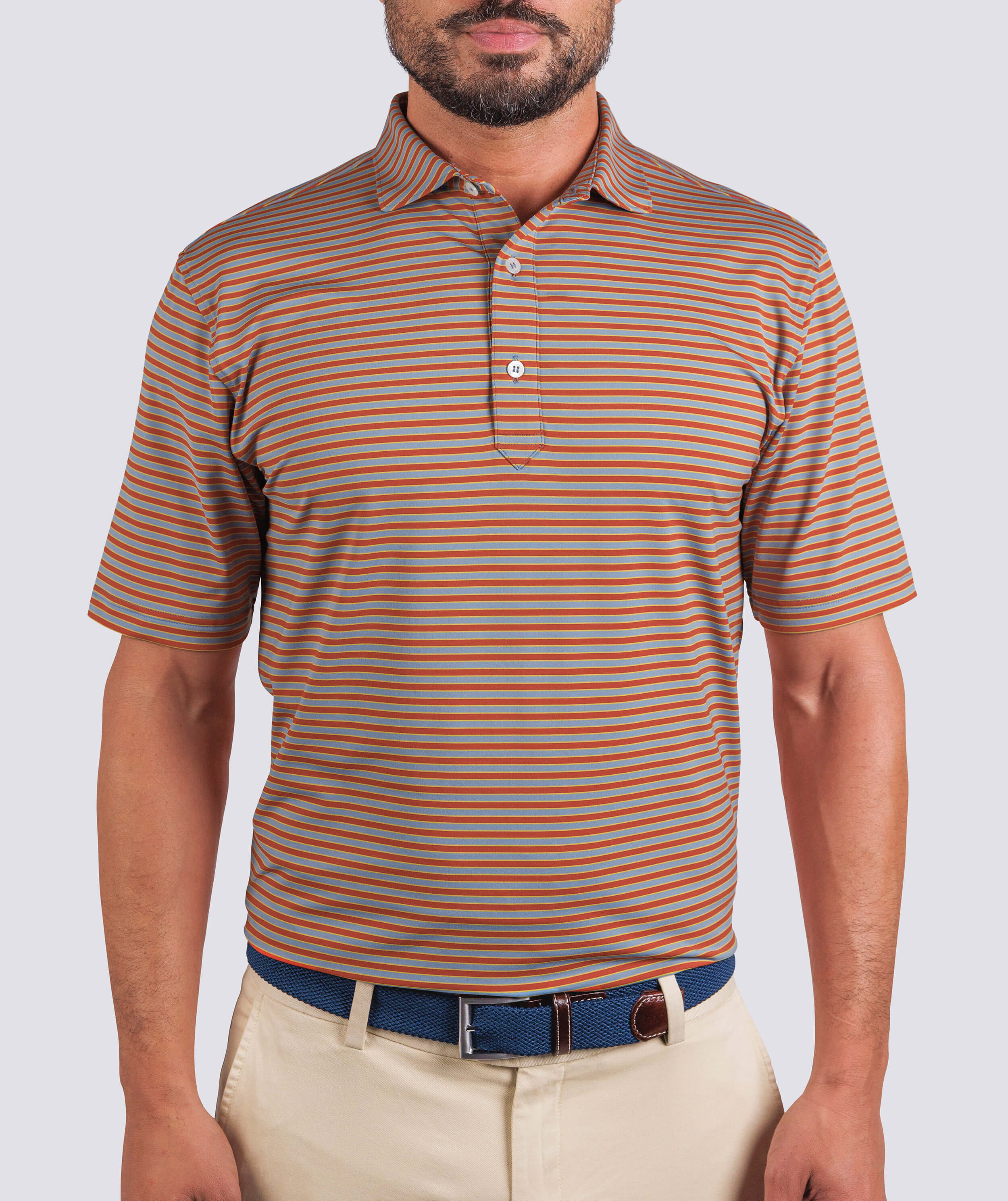 Waverly Stripe Performance Polo