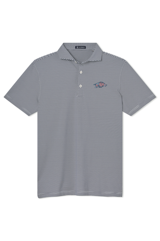 Collier Polo - University of Arkansas - Patriotic Razorback