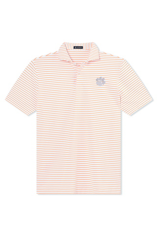 Lewis Stripe Polo - Clemson University