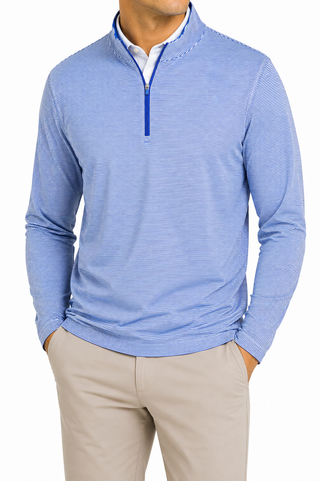 Collier Stripe Quarter Zip