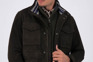 Antwerp Suede Field Coat
