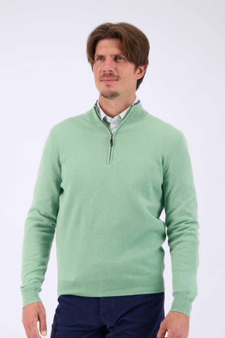 Maxwell Cashmere Quarter Zip