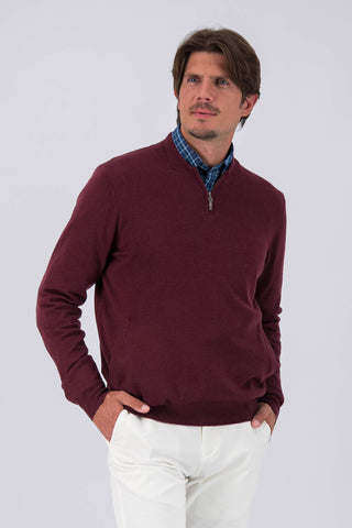 Arnie Bomber Quarter-Zip Sweater