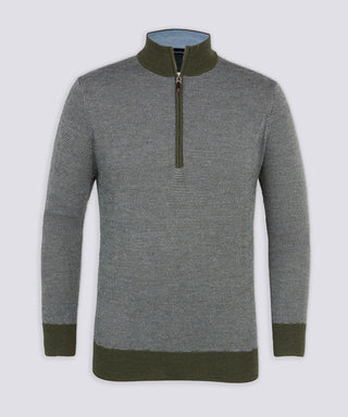Ace Birdseye Quarter-Zip Sweater