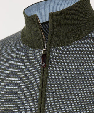 Ace Birdseye Quarter-Zip Sweater