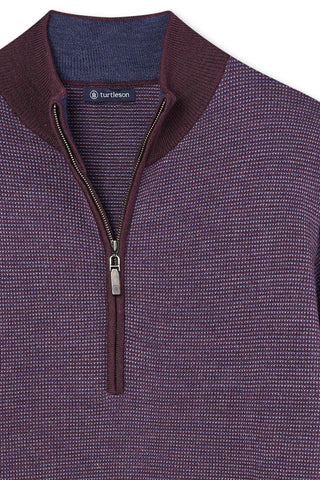 Ace Birdseye Quarter-Zip Sweater