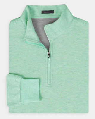 Wallace Quarter-Zip Men's Pullover - Spring Green- Turtleson