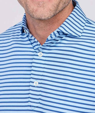 Miller Stripe Performance Polo - Seasonal - turtleson