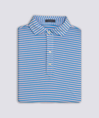 Miller Stripe Performance Polo - turtleson