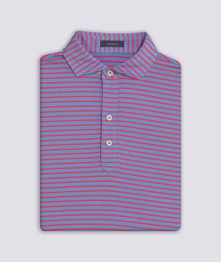 Miller Stripe Performance Polo - turtleson