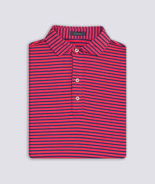 Miller Stripe Performance Polo - turtleson