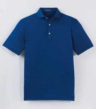 Palmer Solid Performance Polo - Navy - Turtleson